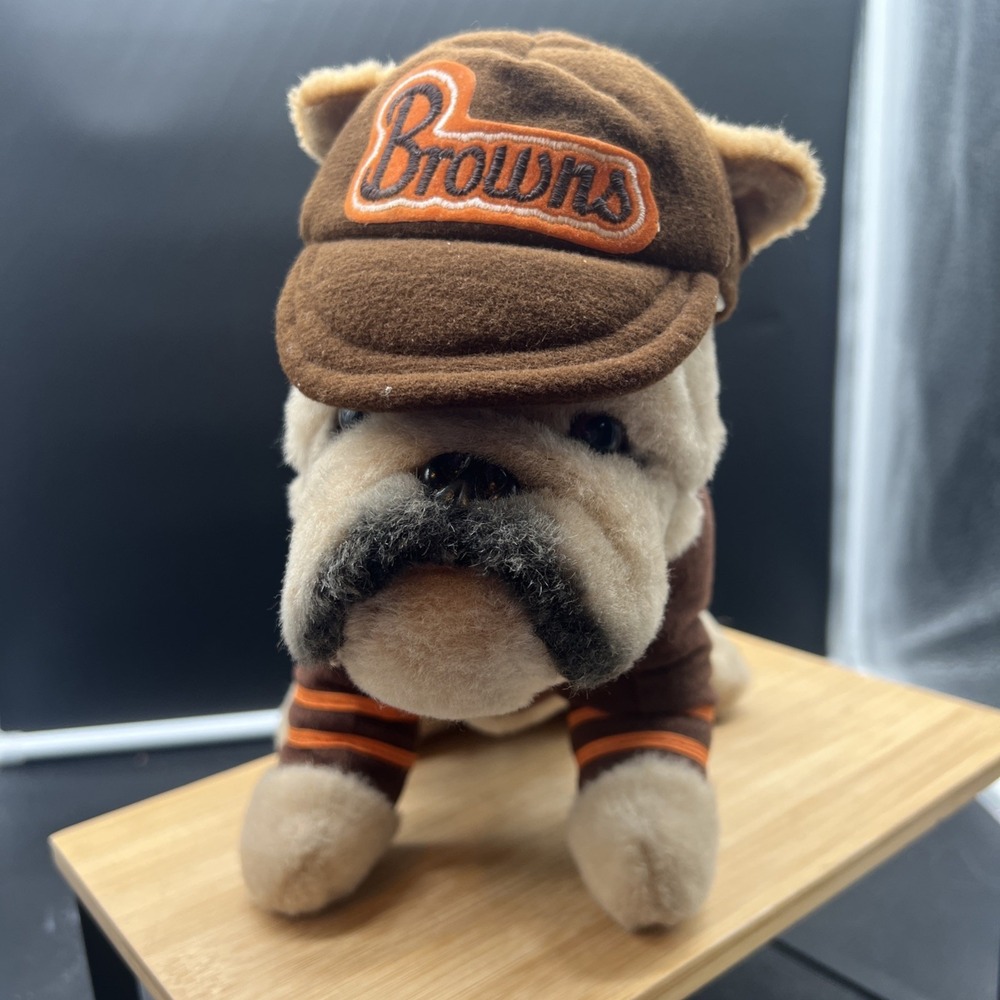 Cleveland Browns Mascot 11" Plush Stuffed Animal Trudy Toy Dawg Vintage 1983 80s